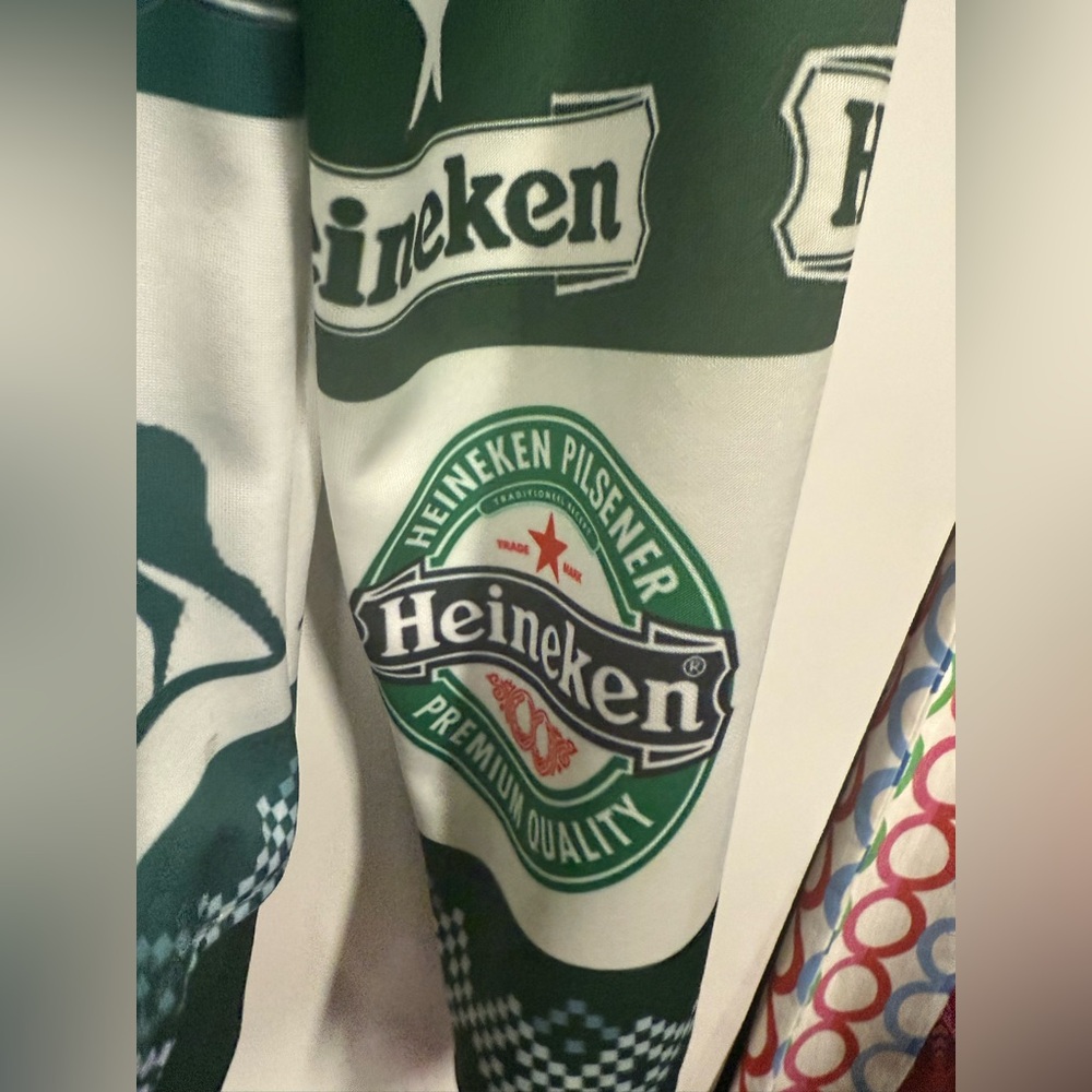 New Heineken reindeer reinbeer shirt - men’s large. St Patrick’s day. Holiday - Picture 4 of 5